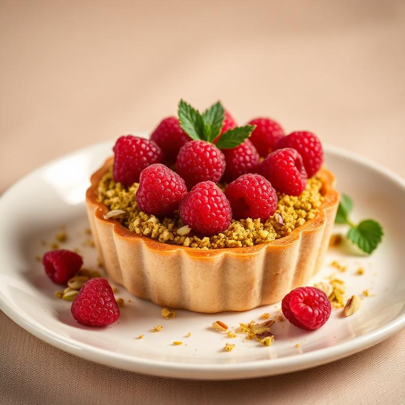 Tartelette Framboise & Pistache